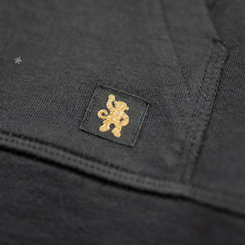 california hoodie - black gold